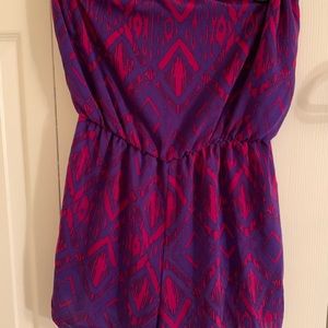 Purple and Pink Romper